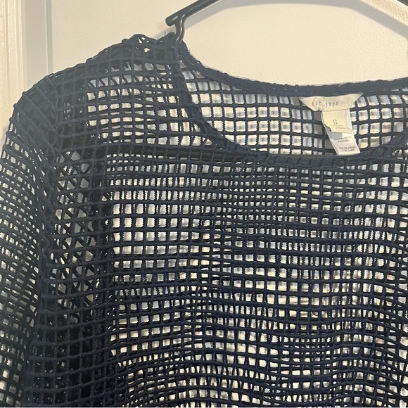 EST 1946 Navy blue Lace Mesh Top. Women’s size small - Picture 3 of 6